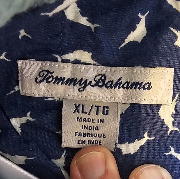 Tommy Bahama Men's Teal Oceanside Poplin Elastic-Waist 8-Inch Shorts Sz XL - Picture 3 of 3